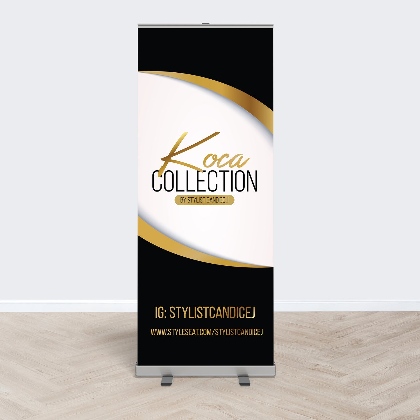 Retractable Banner (Print, Design, Ship)